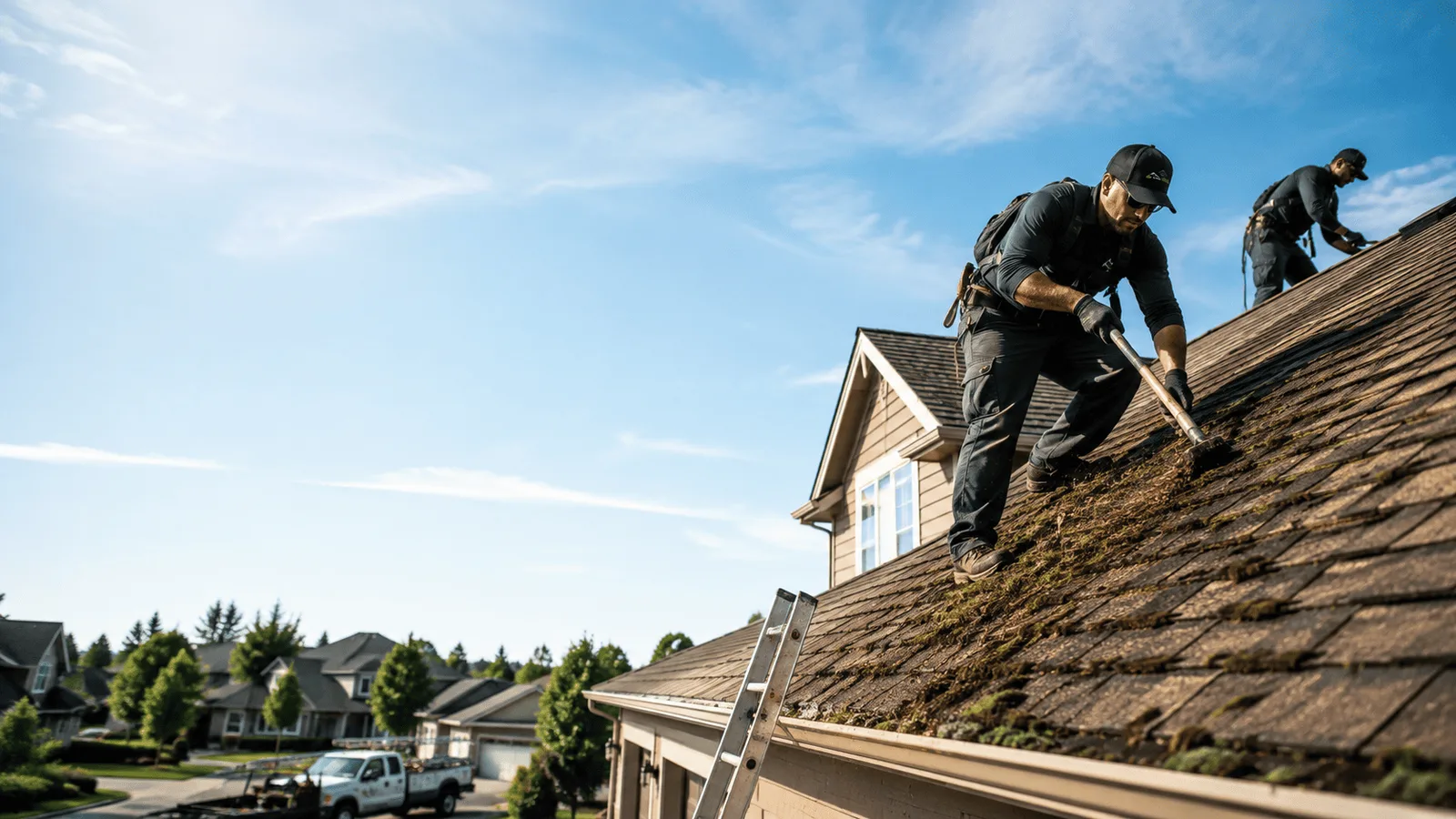 Roof Moss Removal in Momence, IL near me